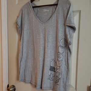 Must Buy 2+ @ $5 Each Disney Light Gray T-Shirt Winnie The Pooh & Piglet Size 3X